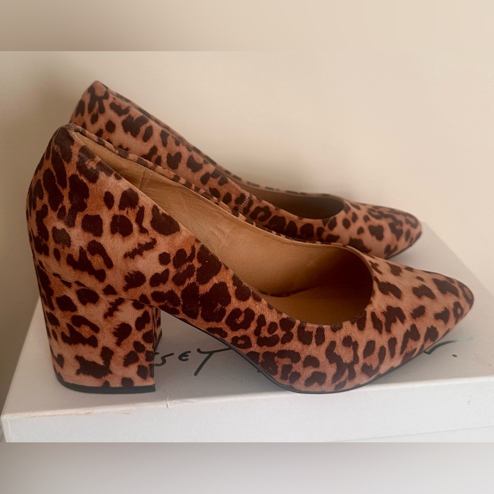Torrid Leopard Print Block Heel Pumps